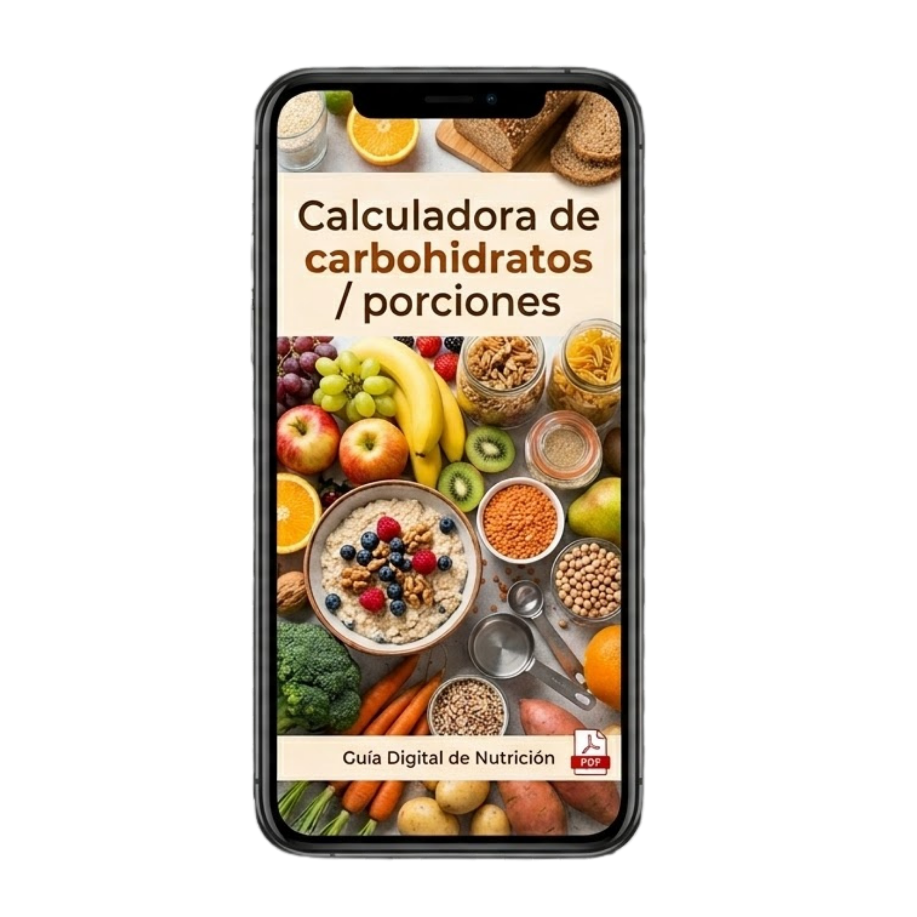 mockups cell calculadora de carbodriatos